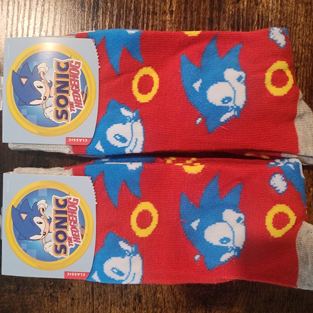 Sonic the Hedgehog Red Socks